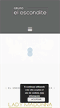 Mobile Screenshot of grupoelescondite.com